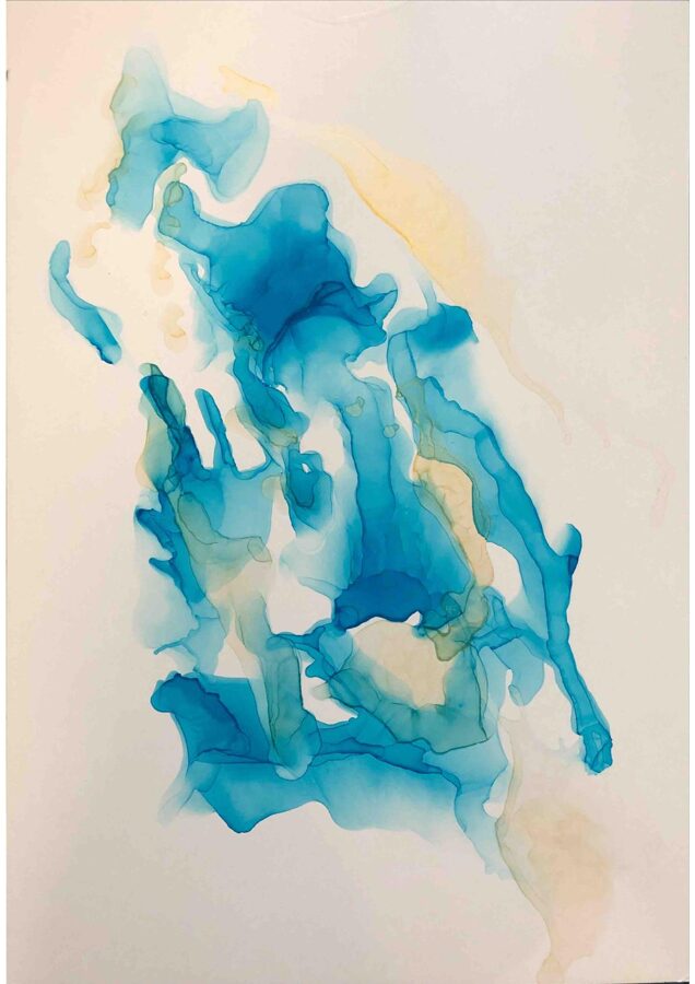 D.Rudāne - abstrakcija  "Ledus Saulē"